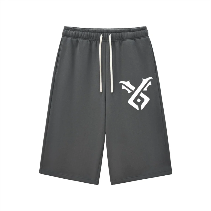 Relaxed Drawstring 3/4 Sweatpants