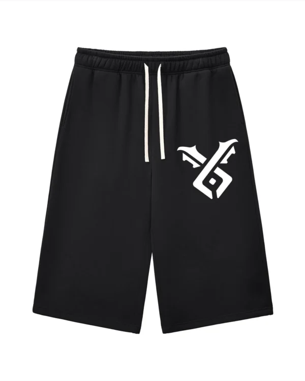 Relaxed Drawstring 3/4 Sweatpants