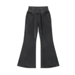 Vintage Washed Pants - Black