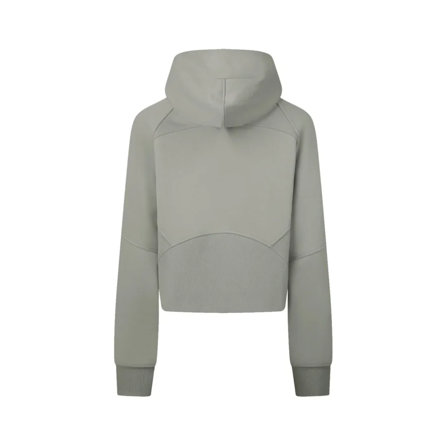 Zip-Through Hoodie - Light Gray