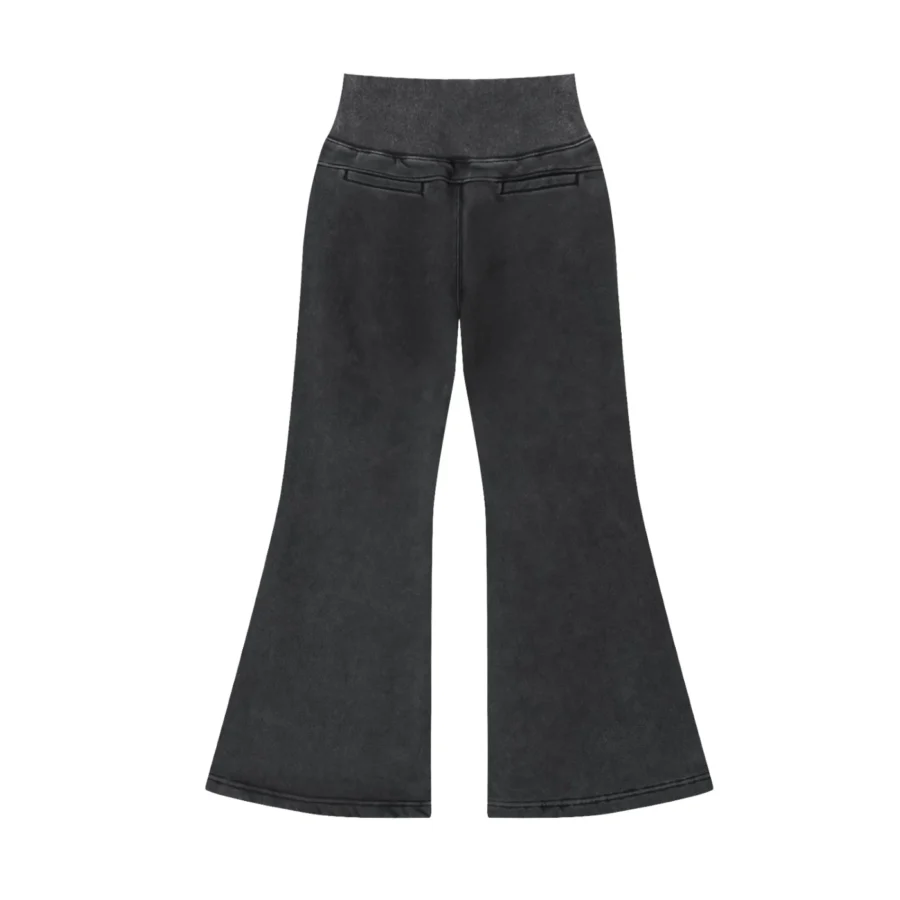 Vintage Washed Pants - Black