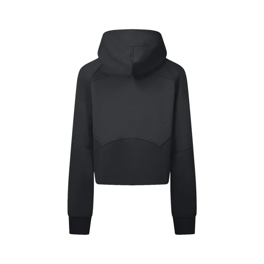Zip-Through Hoodie - Black