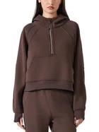 Half-Zip Hoodie - Coffee