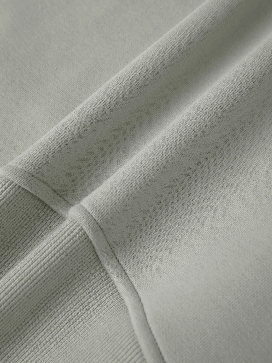 Zip-Through Hoodie - Light Gray