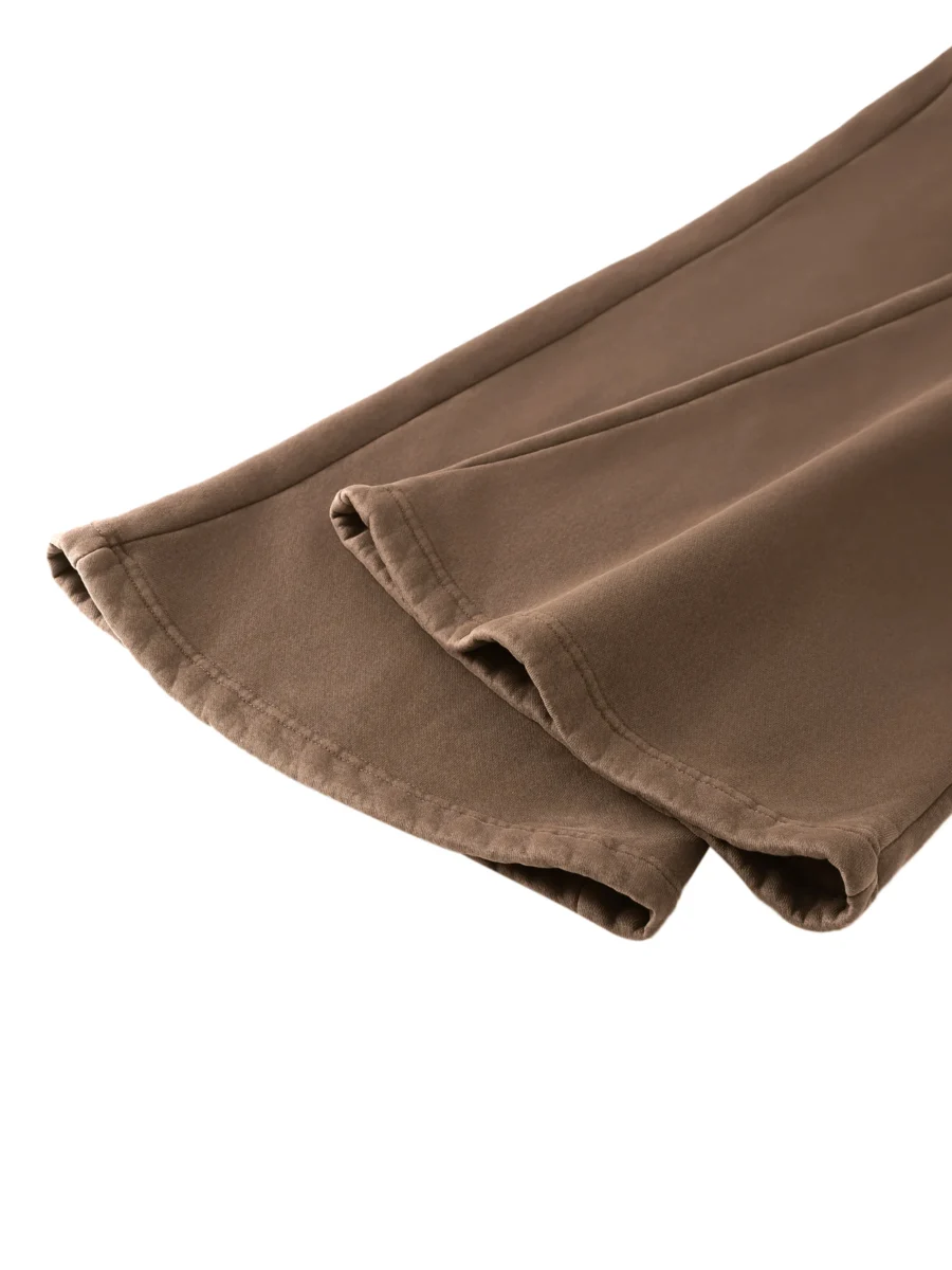 Vintage Washed Pants - Coffee
