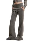Vintage Washed Pants - Dark Gray