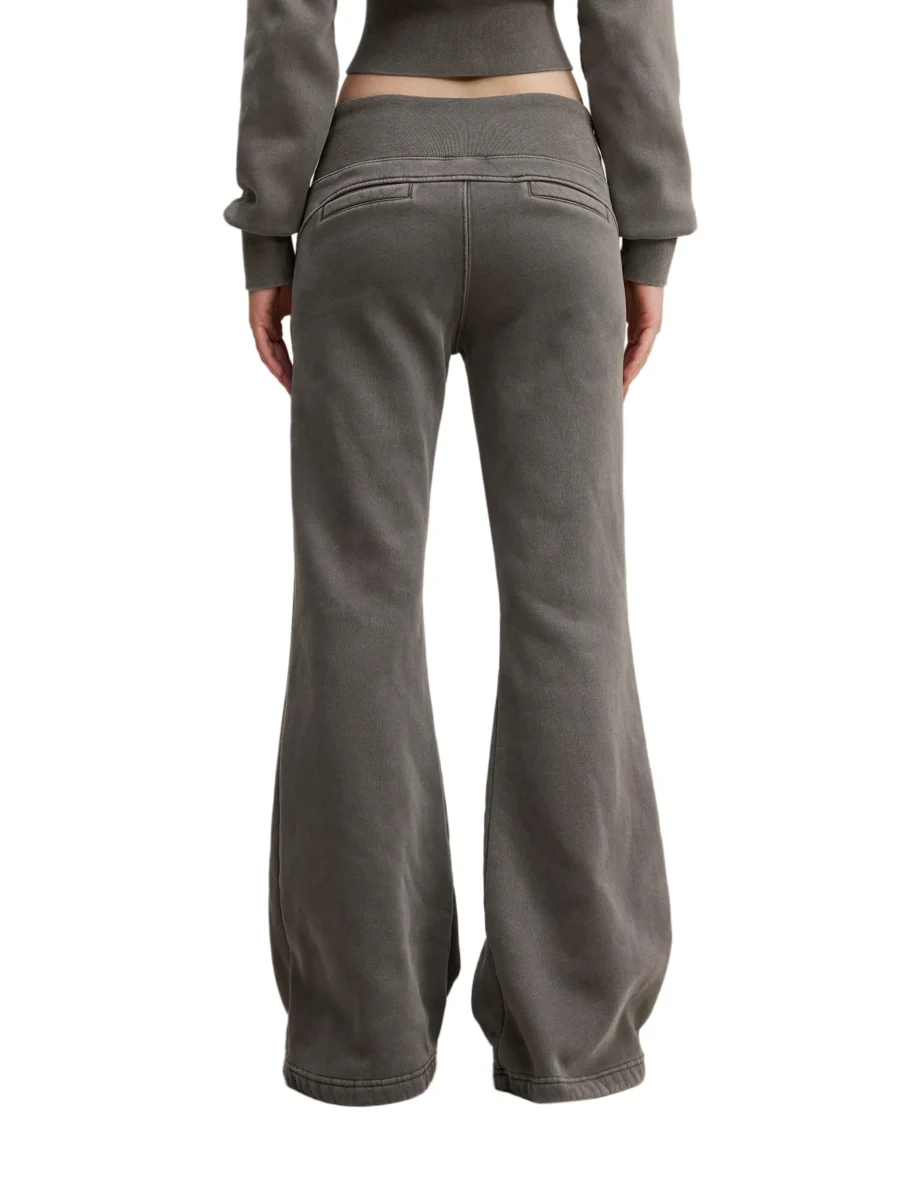 Vintage Washed Pants - Dark Gray