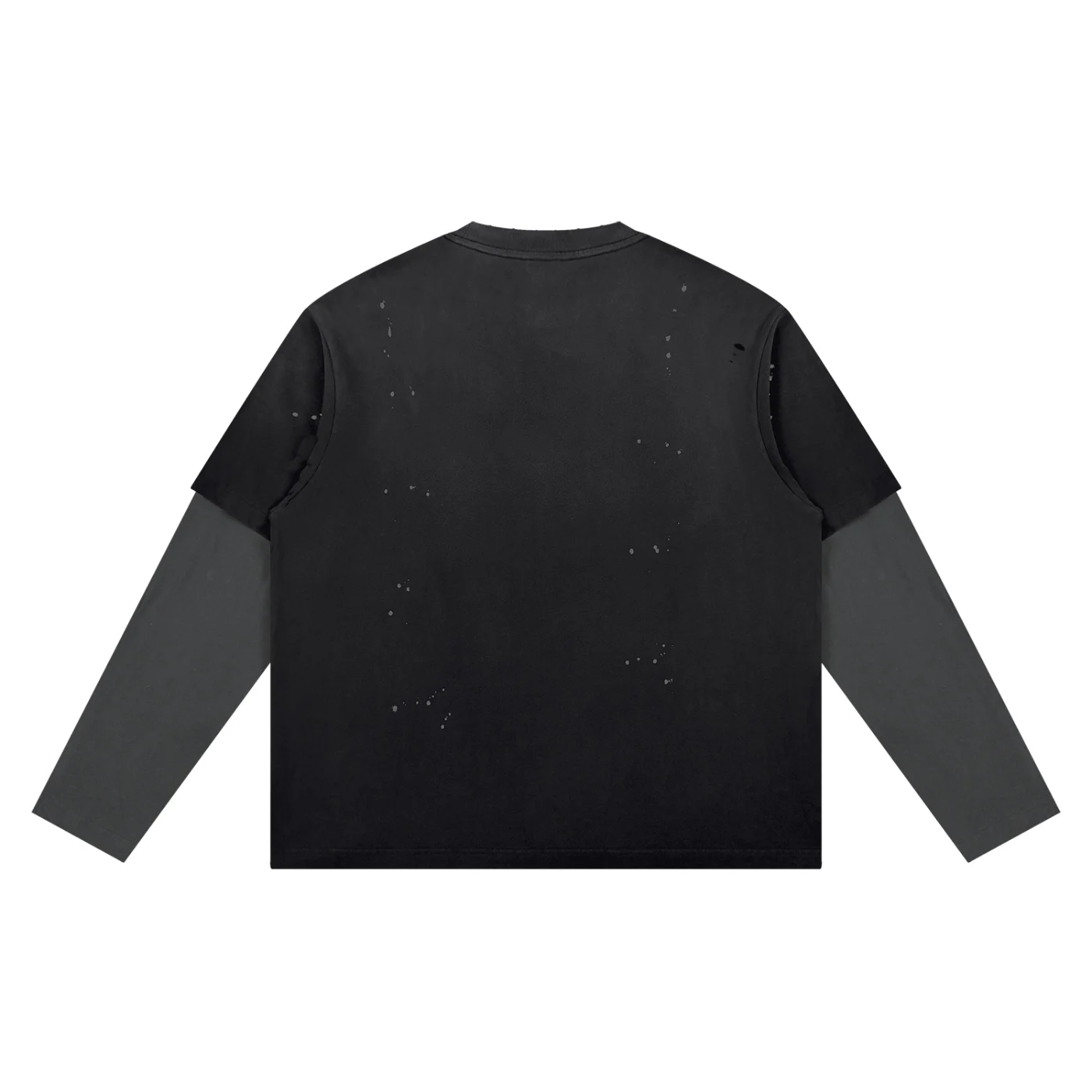 Unisex Vintage Wash Distressed Layer T-Shirt